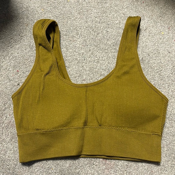 AERIE olive green bralette / sports bra 💚 - Picture 1 of 5